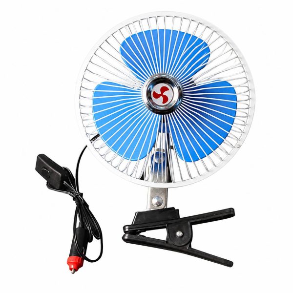 پنکه فندکی خودرو گیره دار 12 ولت مدل Oscillating